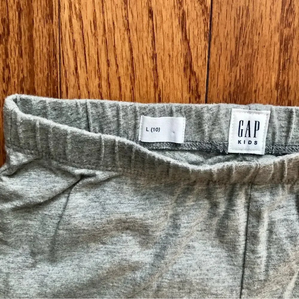 GAP Kids Casual Biker Cartwheel Heather Gray Elastic Waist Shorts Girl’s Size 10